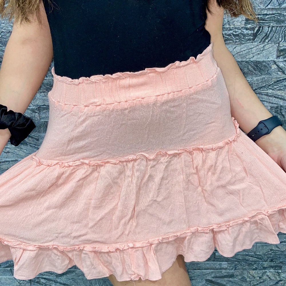 Pastel mini skirt